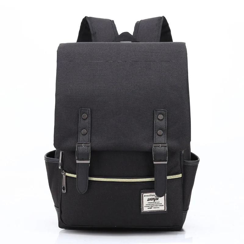 Vintage Unisex Oxford Waterproof Backpacks Large Capacity Men Travel Bag Women Students School Books 16 Inch Laptop Backpack - Ammpoure Wellbeing