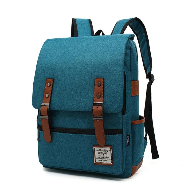 Vintage Unisex Oxford Waterproof Backpacks Large Capacity Men Travel Bag Women Students School Books 16 Inch Laptop Backpack - Ammpoure Wellbeing
