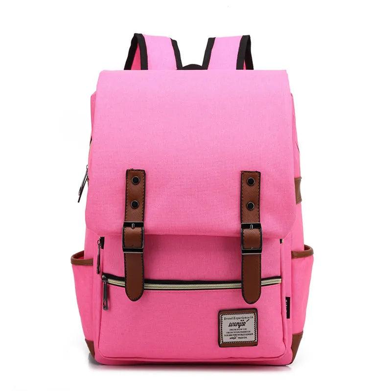 Vintage Unisex Oxford Waterproof Backpacks Large Capacity Men Travel Bag Women Students School Books 16 Inch Laptop Backpack - Ammpoure Wellbeing