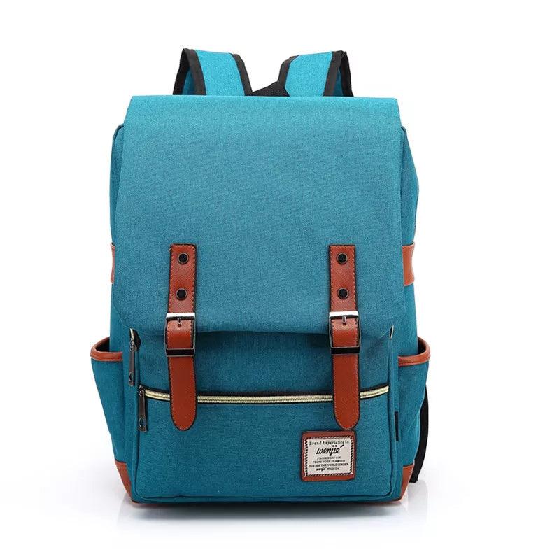 Vintage Unisex Oxford Waterproof Backpacks Large Capacity Men Travel Bag Women Students School Books 16 Inch Laptop Backpack - Ammpoure Wellbeing