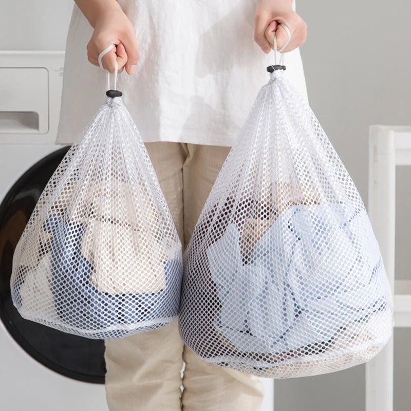 Washing Laundry Bag Mesh Organizer Net Dirty Bra Socks Underwear Shoe Storag Wash Machine Cover Clothes - Ammpoure