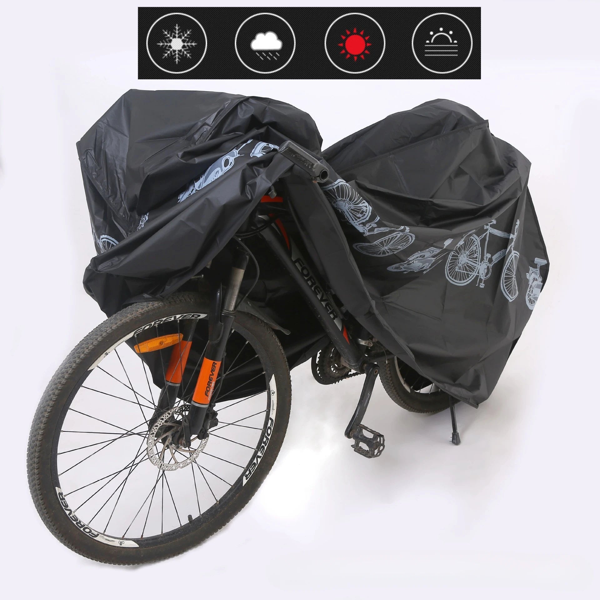 Waterproof Bike Bicycle Cover Canada Outdoor UV Protection MTB Bike Cover Prevent Rain Bicycle Accessories - Ammpoure