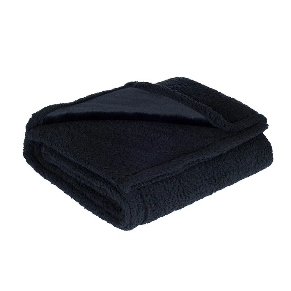 Waterproof Pet Blanket USA Urine-Proof Flannel Sherpa Reversible Dog & Cat Throw Mat, Thick Soft Warm Washable Sofa & Couch Protector - Ammpoure
