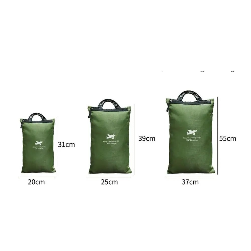 Waterproof Storage Bag USA Portable Travel Pouch & Luggage Organizer for Swimming, Gym, Camping, Beach, Clothes & Toiletries - Ammpoure