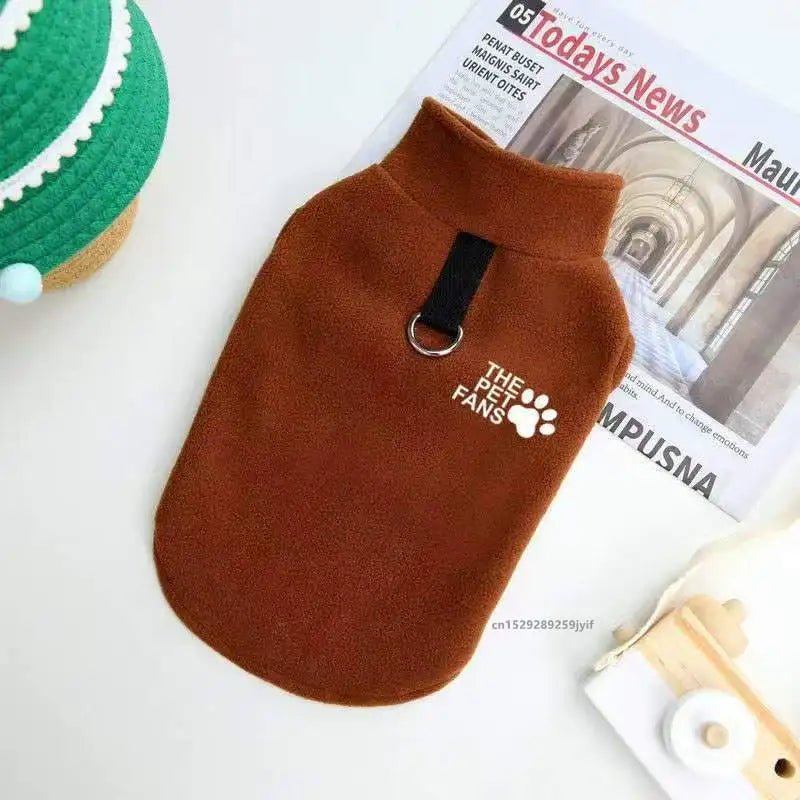 Winter Warm Dog Clothes Canada Pet Vest Fleece Jacket for Small & Medium Dogs Pug Chihuahua French Bulldog Coat Sweater - Ammpoure