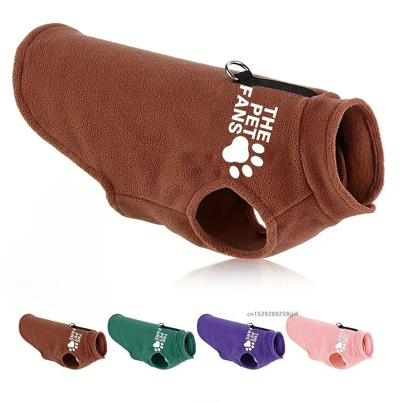 Winter Warm Dog Clothes Canada Pet Vest Fleece Jacket for Small & Medium Dogs Pug Chihuahua French Bulldog Coat Sweater - Ammpoure