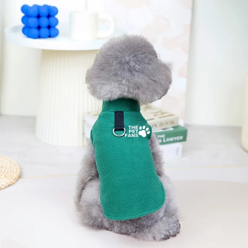 Winter Warm Dog Clothes Canada Pet Vest Fleece Jacket for Small & Medium Dogs Pug Chihuahua French Bulldog Coat Sweater - Ammpoure