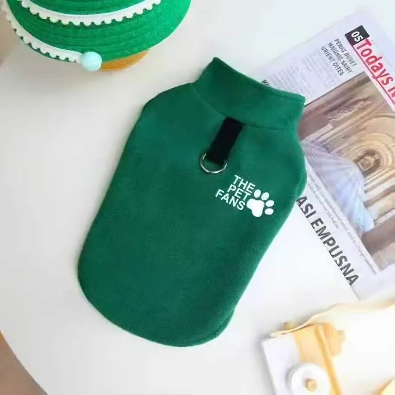 Winter Warm Dog Clothes Canada Pet Vest Fleece Jacket for Small & Medium Dogs Pug Chihuahua French Bulldog Coat Sweater - Ammpoure