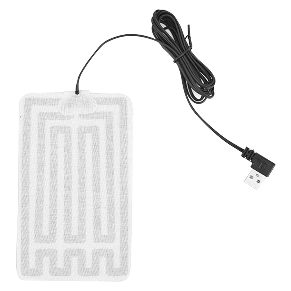 Winter Warm Insoles Heated USB Electric Foot Warming Pad Feet Warmer Pad Mat Outdoor Sports skiing Heating Insoles for Men and W - Ammpoure