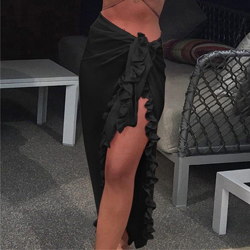 Pareo Da Spiaggia CMTOP In Chiffon Con Stampa | Copricostume Con Frange, Pareo Leggero Per Donna, Vacanze E Piscina