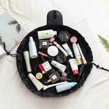 Load image into Gallery viewer, Women Drawstring Cosmetic Bag Travel Storage Makeup Bag Organizer Female Make Up Pouch Portable Waterproof Toiletry Beauty Case - Ammpoure Wellbeing 🇬🇧
