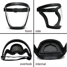 Load image into Gallery viewer, Work Protection Mask Full Face Protector Shield Transparent Facial Protector Face Protective Screen Kitchen Accessories Gadgets - Ammpoure Wellbeing 🇬🇧
