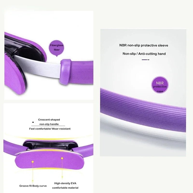 Yoga Fitness Ring Pilates Ring Women Girl Exercise Home Resistance Elasticity Yoga Gym Workout Pilates Circle Yoga Circle ﻿ - Ammpoure