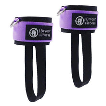 Load image into Gallery viewer, 1 Pair Fitness Exercise Resistance Band Ankle Straps Cuff for Cable Machines Ab Leg Glute Training Home Gym Fitness Equipment - Ammpoure Wellbeing 🇬🇧
