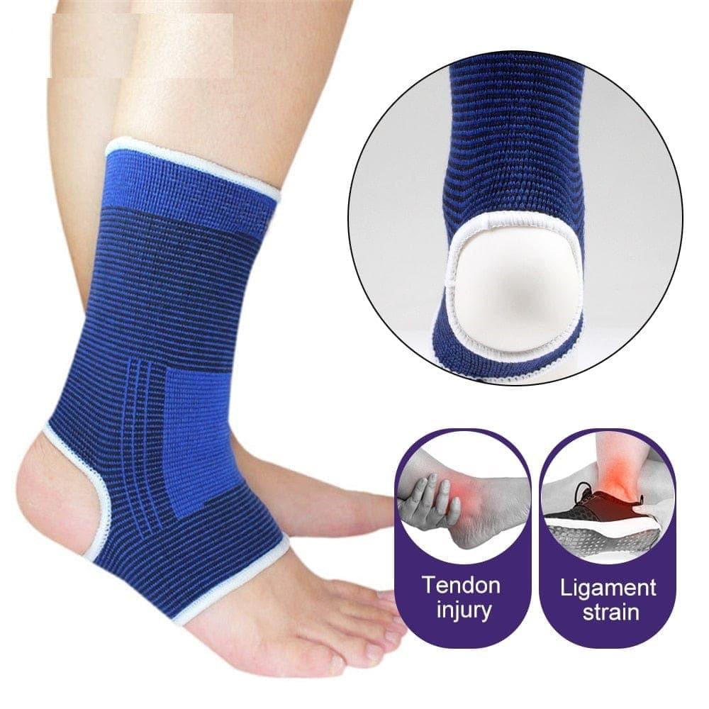 1 Pair Professional Elastic Knitted Ankle Support Band Ankle Brace for Ankle Sprain Sports Protects Shoes Ankle Therapy - Ammpoure Wellbeing 🇬🇧