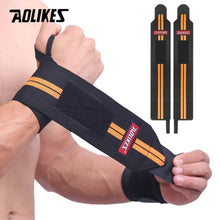 Load image into Gallery viewer, 1 Pair Wristband Wrist Support Weight Lifting Gym Training Wrist Support Brace Straps Wraps Crossfit Powerlifting - Ammpoure Wellbeing 🇬🇧
