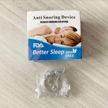 Load image into Gallery viewer, 1PC Silicone Nose Clip Magnetic Anti Snore Stopper Snoring Silent Sleep Aid Device Guard Night Anti Snoring Device Health Care - Ammpoure Wellbeing 🇬🇧
