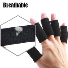 Load image into Gallery viewer, 10Pcs Finger Sleeve Support Thumb Brace Protector for Basketball Tennis Baseball Golf Gym - Ammpoure Wellbeing 🇬🇧
