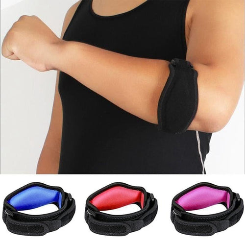 1pc Adjustable Elbow Support Basketball Tennis Golf Elbow Support Strap Elbow Pads Lateral Pain Syndrome Epicondylitis Braces - Ammpoure Wellbeing 🇬🇧