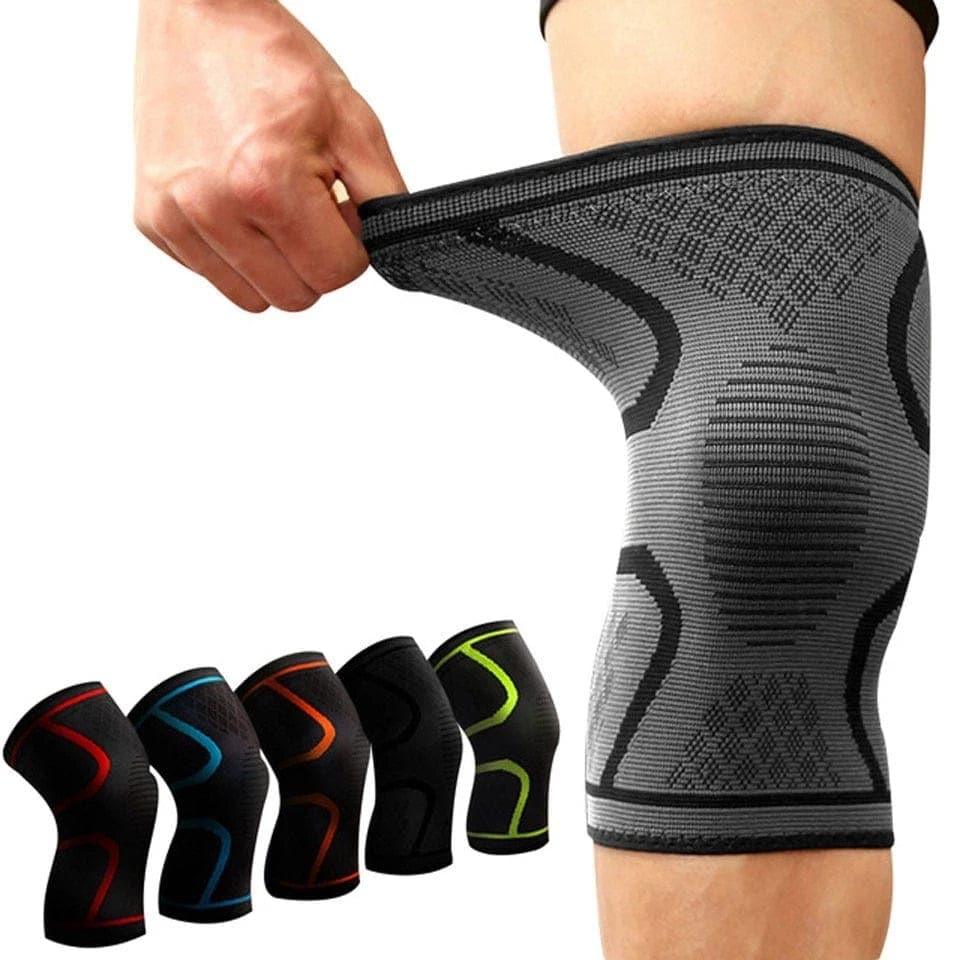 1PC Fitness Running Cycling Knee Support Braces Elastic Nylon Sport Compression Knee Pad Sleeve for Basketball Volleyball - Ammpoure Wellbeing 🇬🇧
