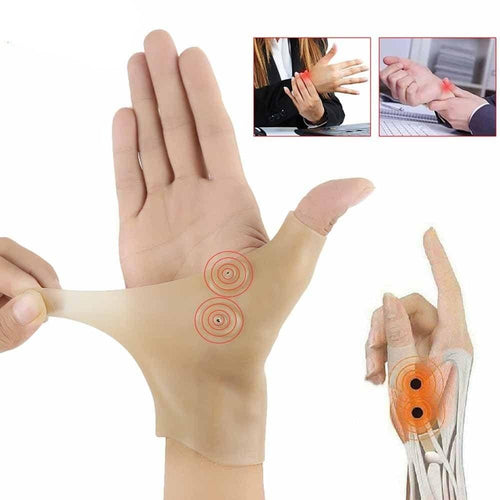 1Pc Magnetic Therapy Wrist Hand Thumb Support Glove - Ammpoure Wellbeing 🇬🇧