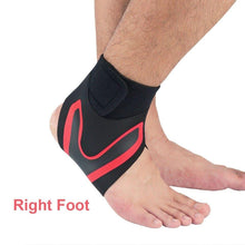 Load image into Gallery viewer, 1PC Right Left Foot Ankle Protector Sports Ankle Support Elastic Ankle Brace Guard Foot Support Sports Gear - Ammpoure Wellbeing 🇬🇧
