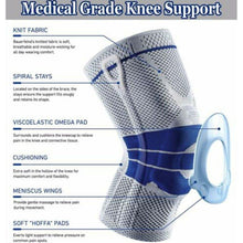 Load image into Gallery viewer, 1PC Sports Knee Brace Support Nylon Sleeve Pad Compression Sport Pads Running Basket Knee Sleeve - Ammpoure Wellbeing 🇬🇧
