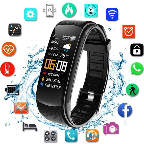 2021 Smart Watch Men Women Sport Smartwatch Fitness Tracker Watch For Android iOS Heart Rate Monitor Electronic Clock Waterproof - Ammpoure Wellbeing 🇬🇧