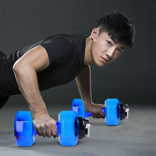 2200ML Water Dumbbells Cup Large Capacity Fitness Cup For Home Gym Office Travel Drink Gym exercise equipment lose weight - Ammpoure Wellbeing 🇬🇧