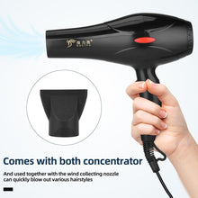 Load image into Gallery viewer, 2200W Professional Hair Dryers Strong Power Blow Dryer Barber Salon Styling Tool With 3 Temperature 2 Speed Personal Care - Ammpoure Wellbeing 🇬🇧
