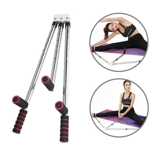 3 Bar Leg Stretcher Adjustable Split Stretching Machine Stainless Steel Home Yoga Dance Exercise Flexibility Training Equipment - Ammpoure Wellbeing 🇬🇧
