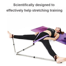 Load image into Gallery viewer, 3 Bar Leg Stretcher Adjustable Split Stretching Machine Stainless Steel Home Yoga Dance Exercise Flexibility Training Equipment - Ammpoure Wellbeing 🇬🇧
