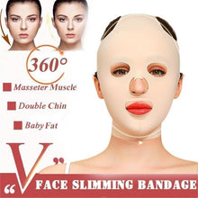 Load image into Gallery viewer, 3D Reusable Breathable Anti Wrinkle Sleep Mask - Slimming Bandage, V Face Shaper - Ammpoure London
