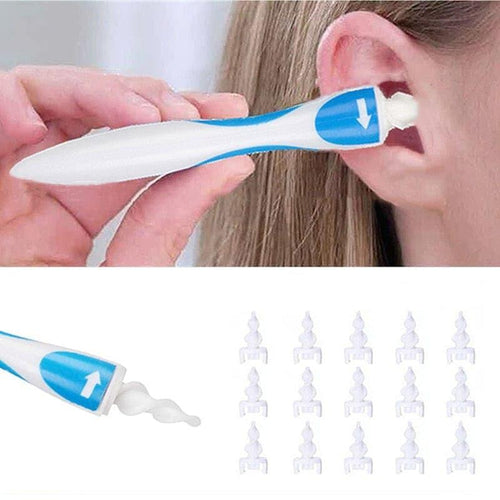 2022 Hot Ear Cleaner Silicon Ear Spoon Tool Set 16 Pcs Care Soft Spiral For Ears Cares Health Tools Cleaner Ear Wax Removal Tool - Ammpoure Wellbeing 🇬🇧