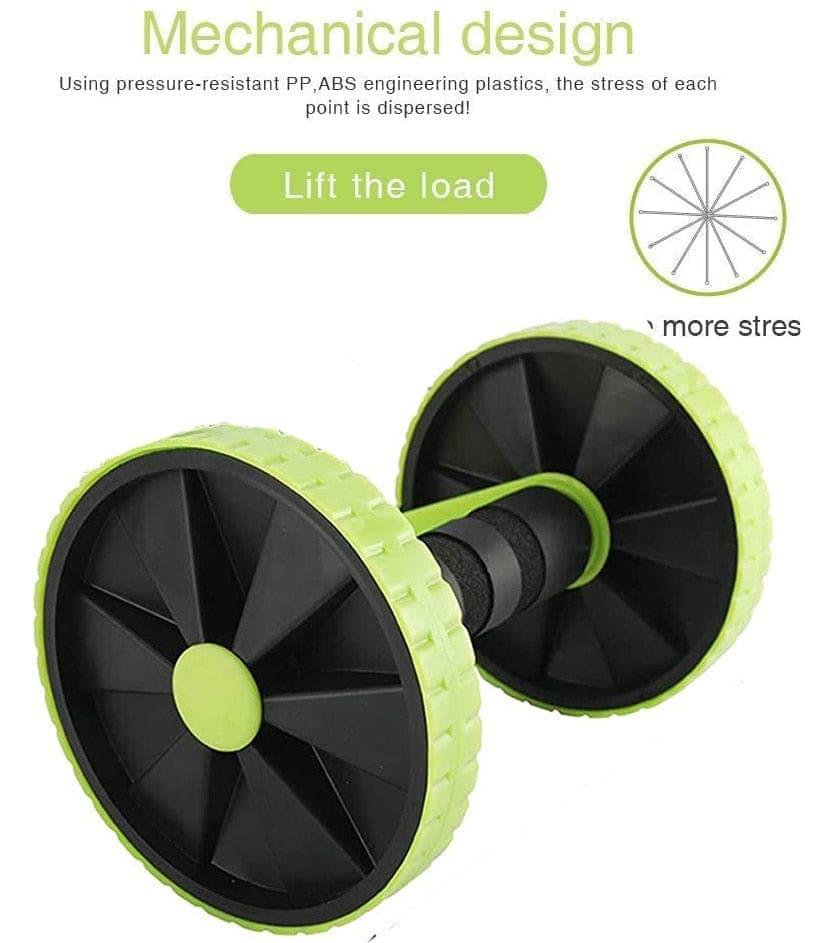 Ab Roller Wheel Core Abdominal Exercise Fitness Trainer Multi-Functional Home Gym Workout Equipment - Ammpoure Wellbeing 🇬🇧