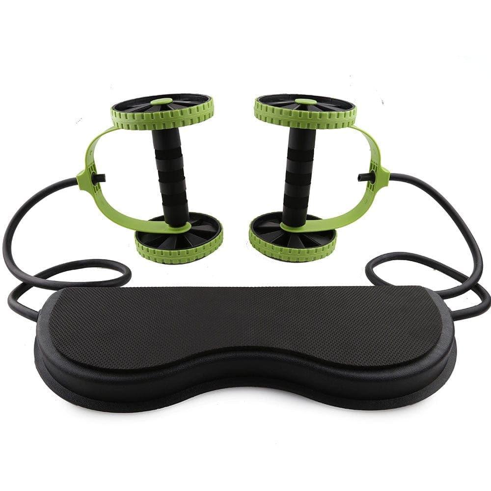 Gym Equipment Dual-Wheel Ab Roller Yellow Abs Workout