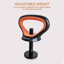 Load image into Gallery viewer, Adjustable Fitness Kettlebell Handle For Use With Weight Plates Home Gym Workout Comfortable Kettle Bell Grip Dumbbell Equipment - Ammpoure Wellbeing 🇬🇧
