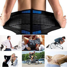 Load image into Gallery viewer, Adjustable Neoprene Double Pull Lumbar Support Lower Brace - Ammpoure Wellbeing 🇬🇧
