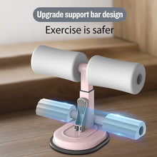 Load image into Gallery viewer, Adjustable Sit-up Bar Floor Assistant Abdominal Exercise Stand Ankle Support Trainer Workout Equipment for Home Gym Fitness Gear - Ammpoure Wellbeing 🇬🇧
