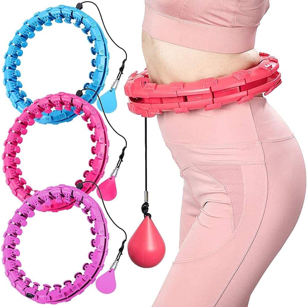 Adjustable Sport Hoops Abdominal Thin Waist Exercise Detachable Massage Fitness Hoops Gym Home Workout Training Weight Loss Fast - Ammpoure Wellbeing 🇬🇧