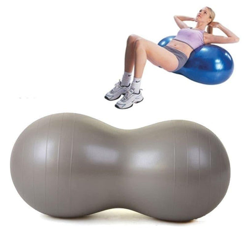 Anti-Burst Pilates Yoga Ball Home Exercise Equipment Sports Gym peanut Yoga Fitness ball - Ammpoure Wellbeing 🇬🇧