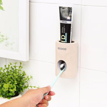 Load image into Gallery viewer, Automatic Toothpaste Dispenser non-toxic Wall hanger Mount Dust-Proof Toothpaste Squeezer quick take straw toothpaste rack home - Ammpoure Wellbeing 🇬🇧
