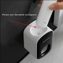Load image into Gallery viewer, Automatic Toothpaste Dispenser Wall Mount Bathroom Bathroom Accessories Waterproof Toothpaste Squeezer Toothbrush Holder - Ammpoure Wellbeing 🇬🇧
