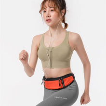 Load image into Gallery viewer, Bumbag, Sports Waist Bag Reflective Strip Fitness Mobile Phone Bag Pocket Waterproof Invisible Running Belt Bag Outdoor Fitness Bag - Ammpoure Wellbeing 🇬🇧
