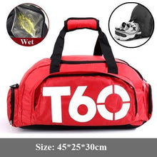 Load image into Gallery viewer, Dry Water Wet Separation Men Fitness Bag Waterproof Gym Sport Women Bag Outdoor Fitness Portable Ultralight Yoga Sports Bag - Ammpoure Wellbeing 🇬🇧

