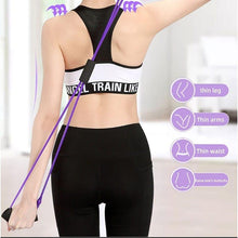 Load image into Gallery viewer, Fitness Rope Resistance Bands 8 Word Rubber Bands for Fitness Elastic Band Fitness Equipment Expander Workout Yoga Training - Ammpoure Wellbeing 🇬🇧
