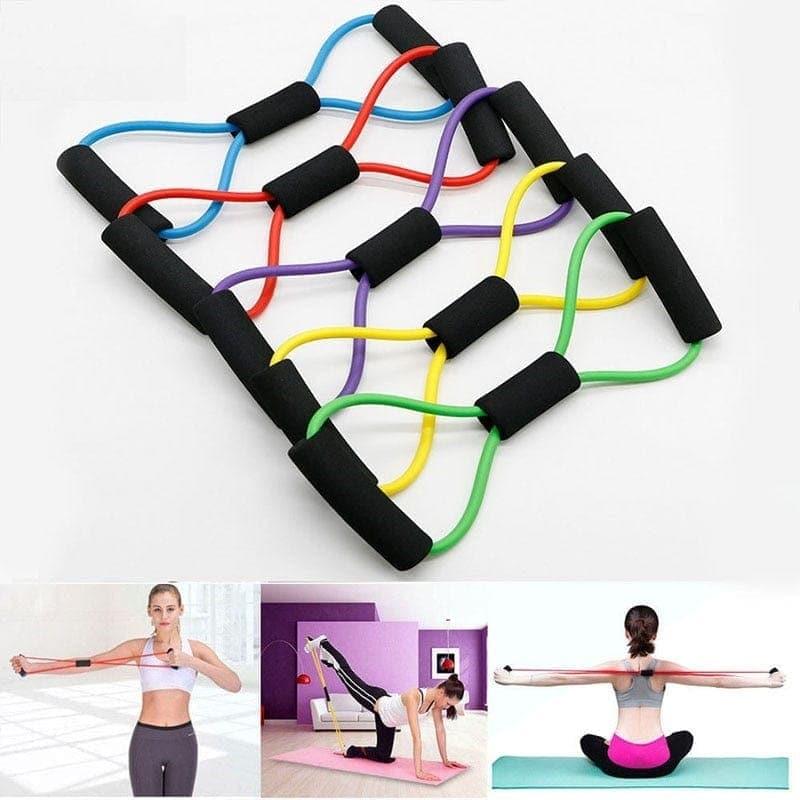 Fitness Yoga Gum Resistance Rubber Bands Fitness Elastic Band Fitness Equipment Expander Workout Gym Exercise Train - Ammpoure Wellbeing 🇬🇧