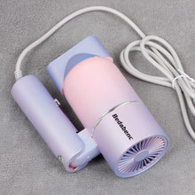 Load image into Gallery viewer, Folding Hairdryer 220V-240V 750W With Carrying Bag Hot Air Anion Hair Care For Home MIni Travel Hair Dryer Blow Drier Portable - Ammpoure Wellbeing 🇬🇧
