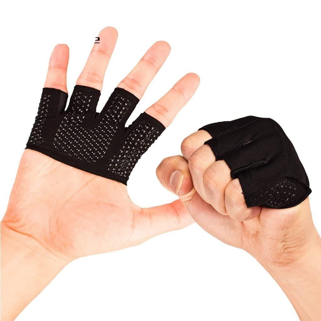 Gym Fitness Half Finger Gloves Men Women for Crossfit Workout Glove Power Weight Lifting Bodybuilding Hand Protector - Ammpoure Wellbeing 🇬🇧
