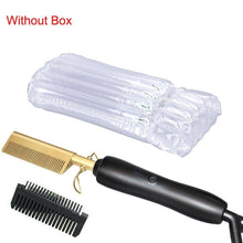 Load image into Gallery viewer, Hair Straightener Brush Hot Hair Comb, Curling Iron for Women Men - Ammpoure London
